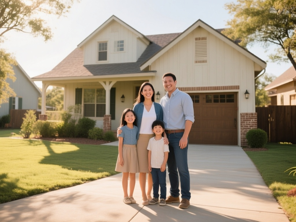 Happy Texas family with pest-free home in New Braunfels